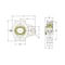 Ami Bearings SINGLE ROW BALL BEARING, 15MM ZINC WIDE SET SCREW BLACK WIDE SLOT TAKE-UP UCWTPL202MZ2B - alternate 2